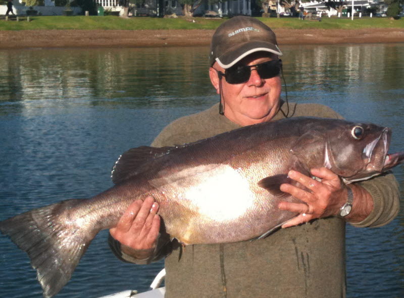 fishing with client